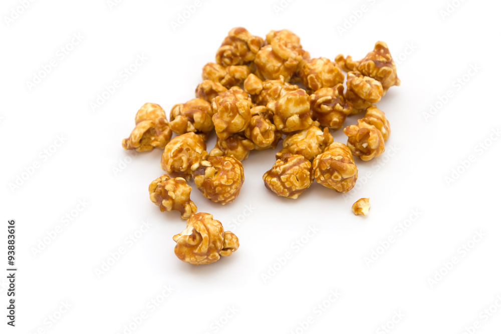 Popcorn isolated on white background Popcorn isolated on white background