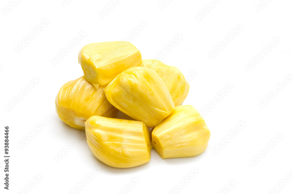 Jack fruit isolated on white background Jack fruit isolated on white background