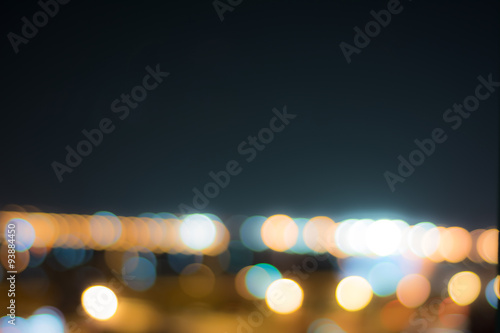 Wallpaper Mural Abstract blured bokeh from bangkok city Torontodigital.ca