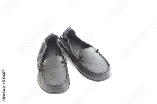 Flat black shoes