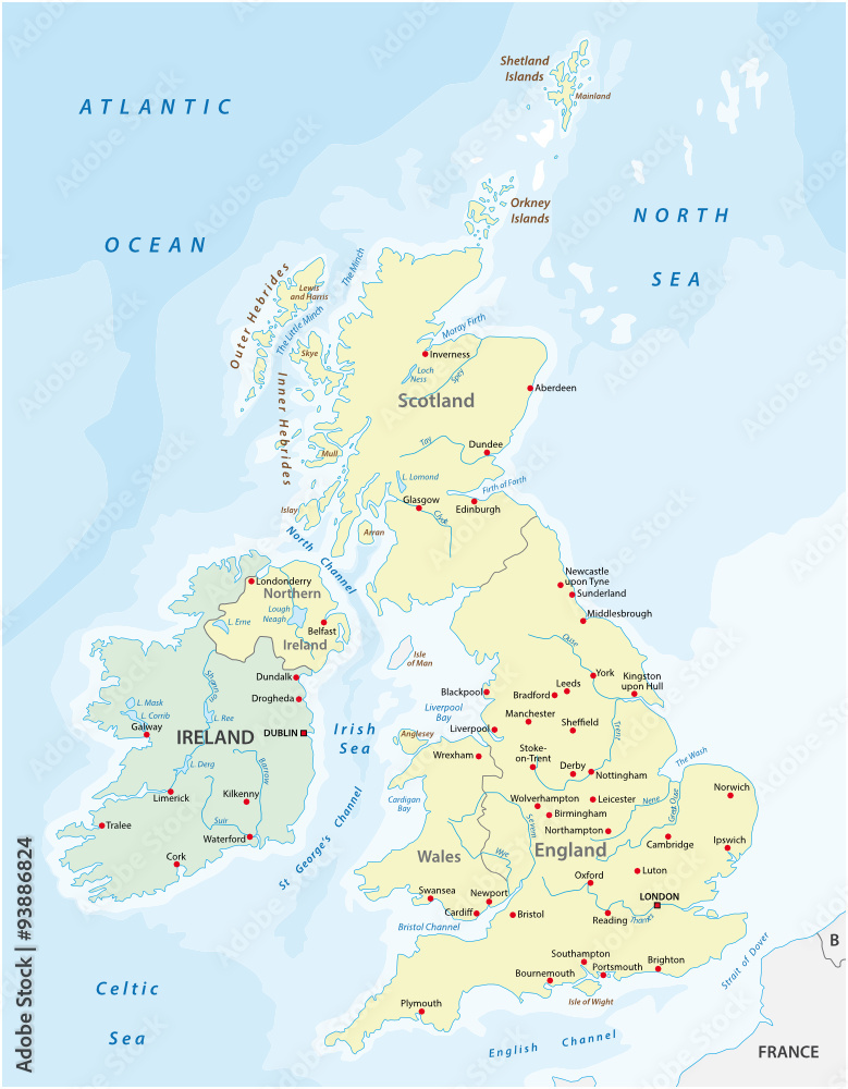 united kingdom map