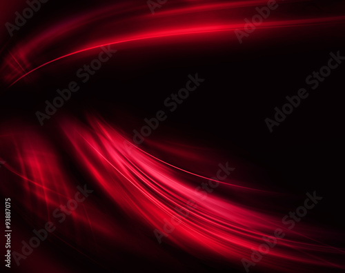 Abstract red background cloth or liquid wave illustration of
