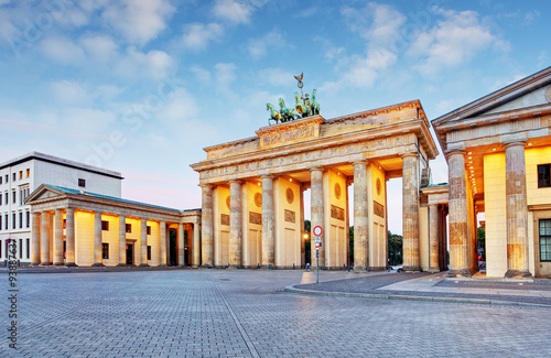 Branderburger Tor- Brandenburg Gate in Berlin, Germany photo