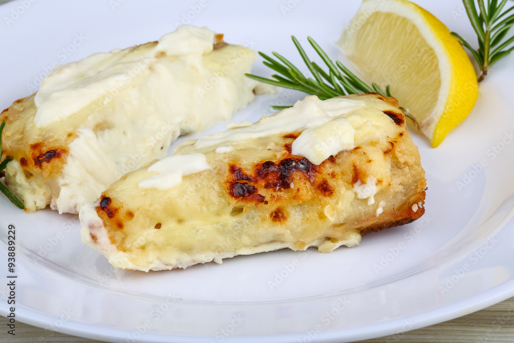 Baked perch fillet Baked perch fillet