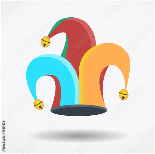 Clown`s hat, fool`s day