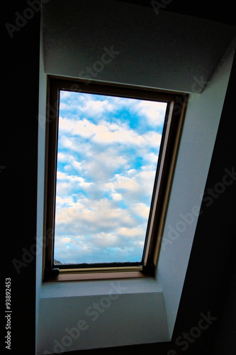 Himmel  Wolken  Dachfenster