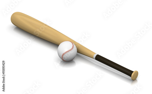 Baseball Bat and Ball