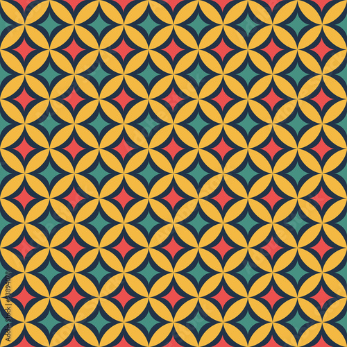 Geometric seamless pattern