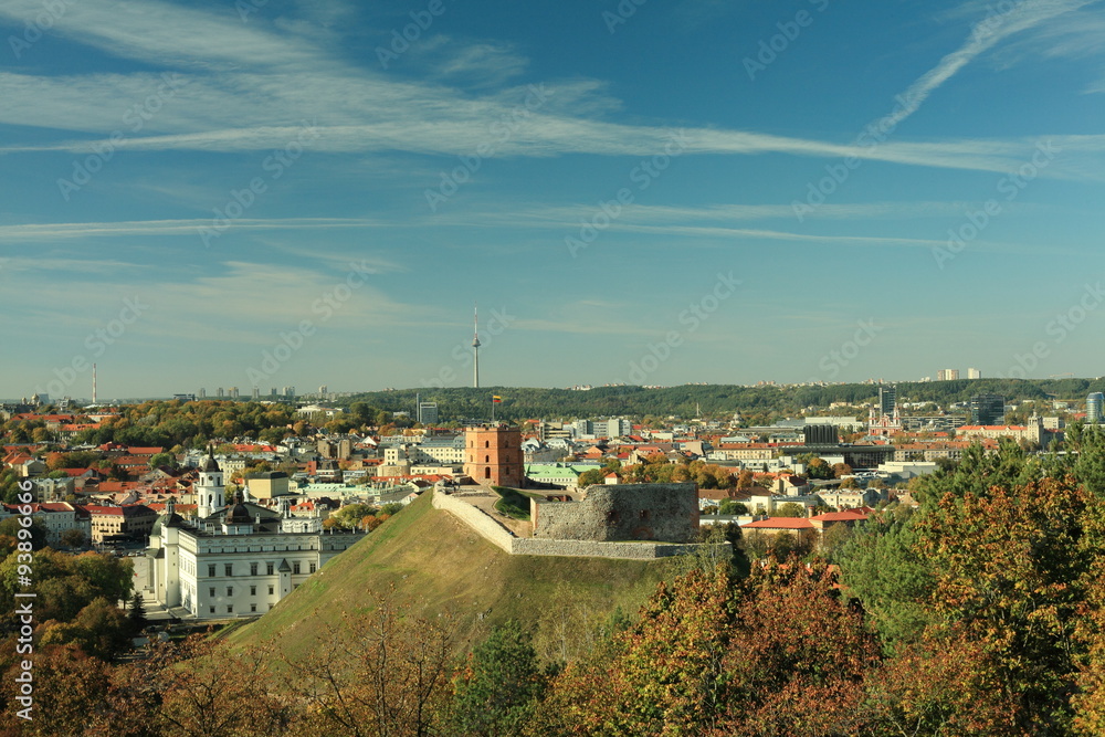 Fototapeta premium Vilnius,panorama of the city