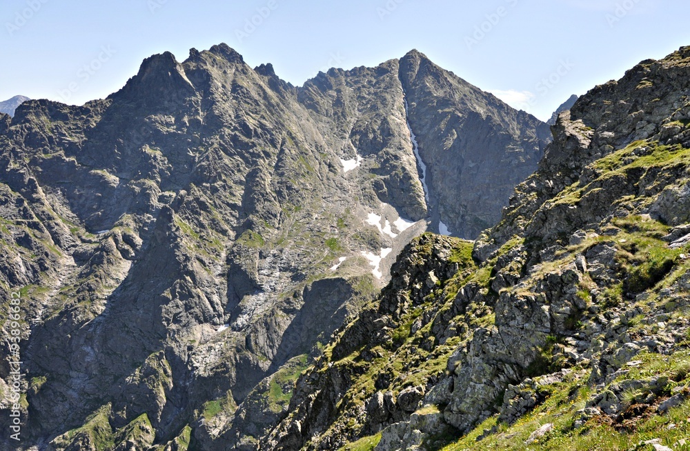 Tatry Polskie, widok na Rysy Tatry Polskie, widok na Rysy