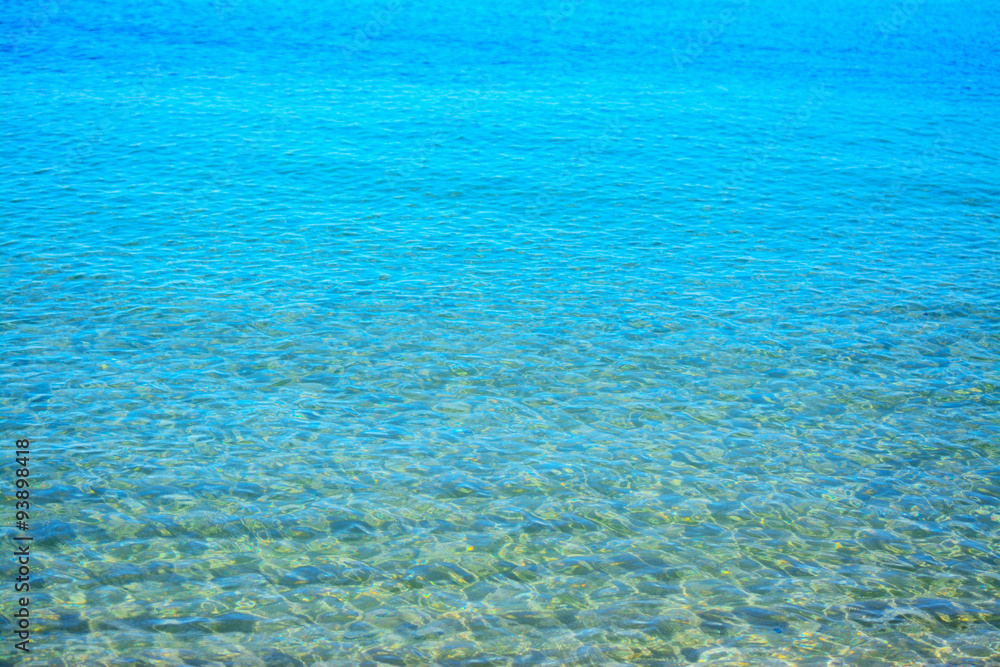 turquoise water in Sardinia