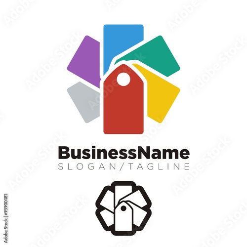 Shop logo icon Vector