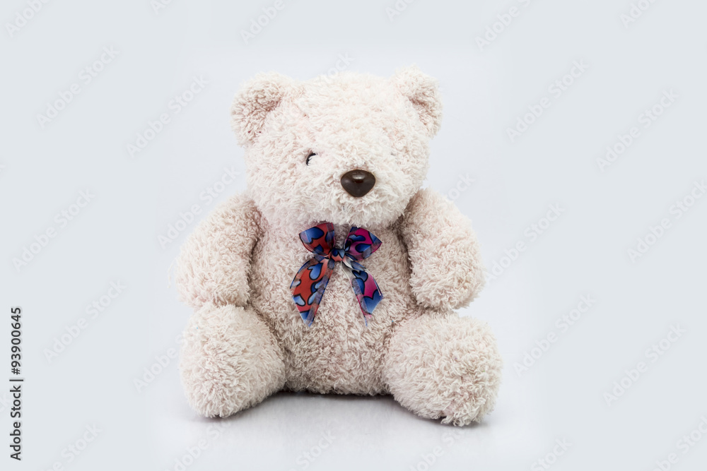 Brown teddy bear isolated on white background Brown teddy bear isolated on white background