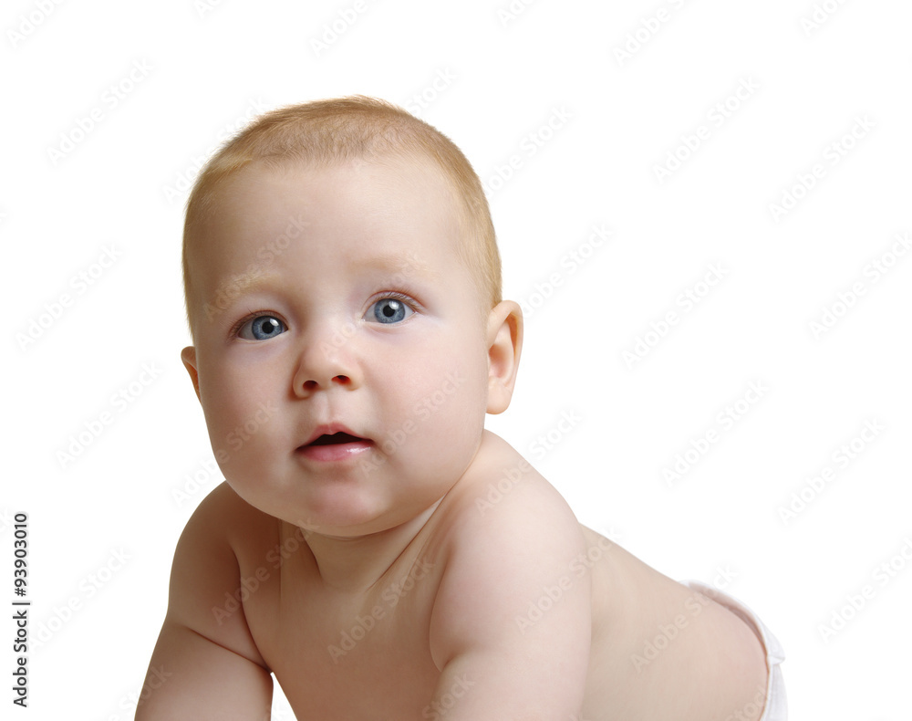 baby on white baby on white