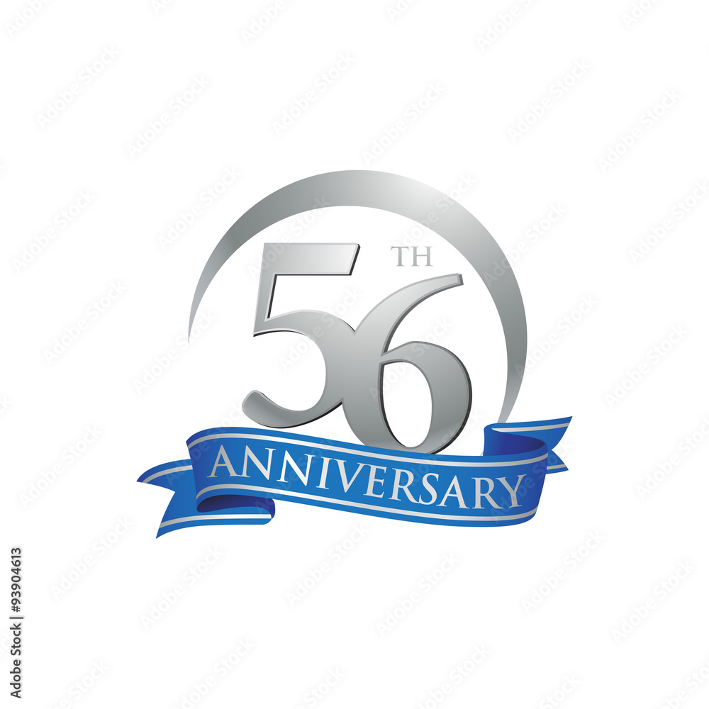 56th anniversary ring logo blue ribbon 56th anniversary ring logo blue ribbon