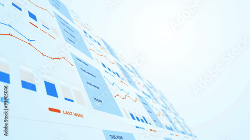 Business graphgrowth progress  for use in presentations, education manuals, design, etc.