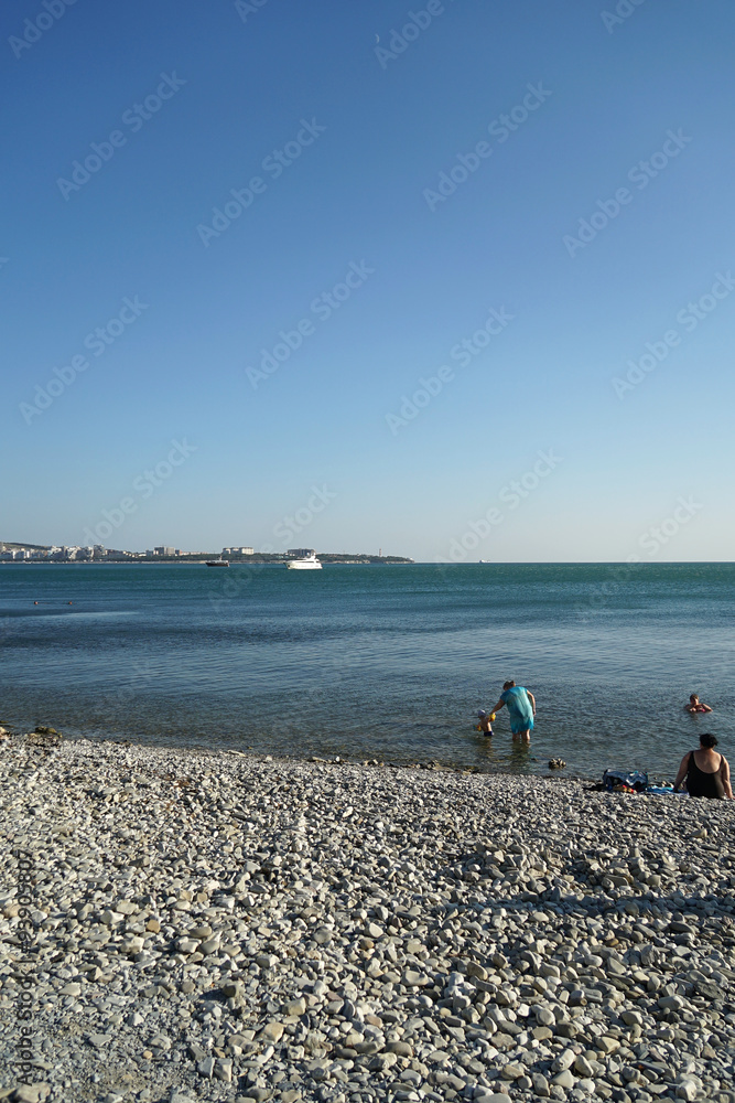 beach. coast