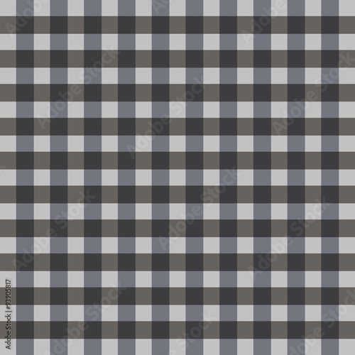 Checkered tablecloths black