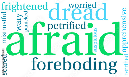 Afraid Word Cloud