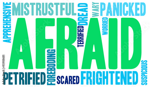 Afraid Word Cloud