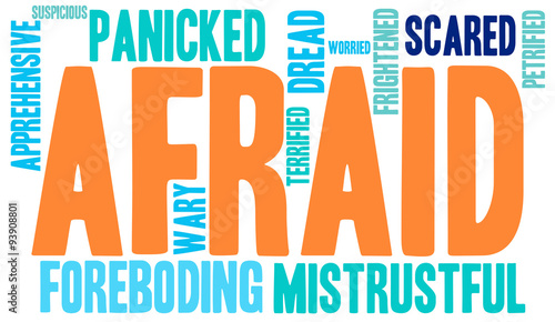 Afraid Word Cloud