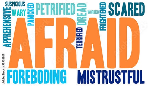 Afraid Word Cloud