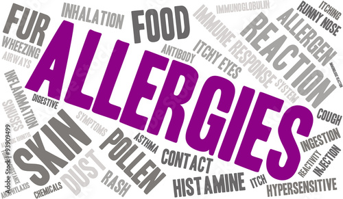Allergies Word Cloud