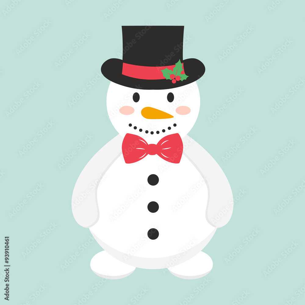 snowman and tie snowman and tie