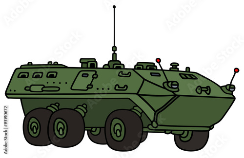 Troop carrier - Hand drawing, not a real model