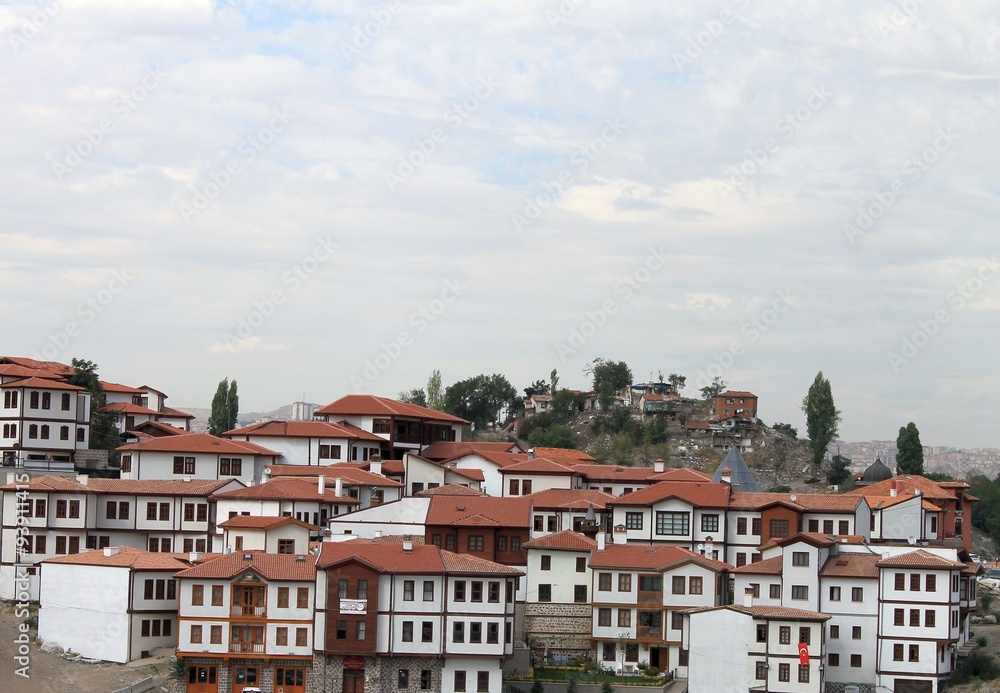 Ankara the capital of Turkey city houses and buildings
