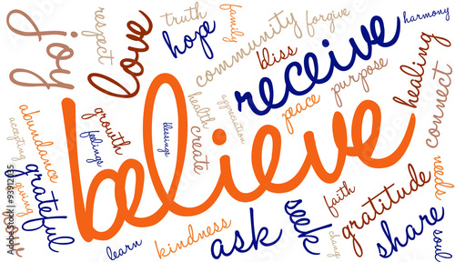 Believe Word Cloud