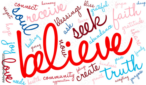 Believe Word Cloud