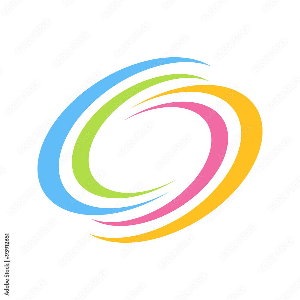 Fototapeta premium Initial S Abstract Galaxy