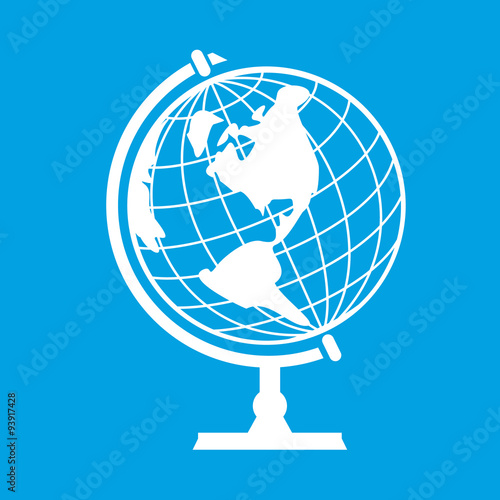 New earth globe