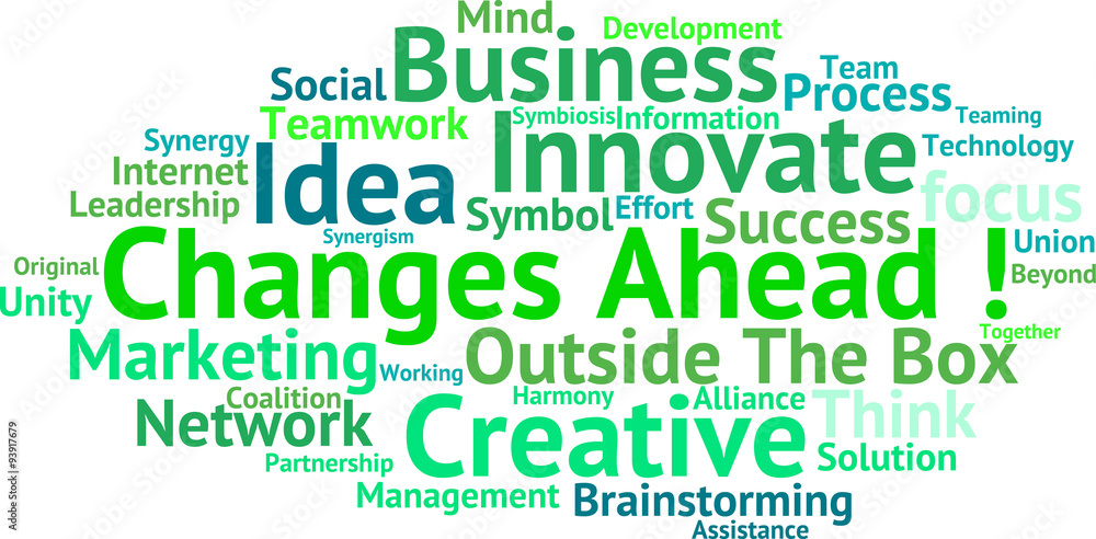 Changes Ahead Word Cloud