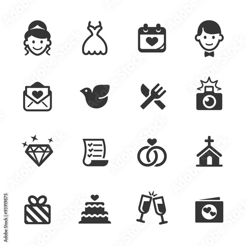 Wedding Icons, Mono Series