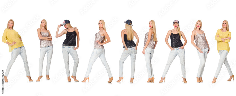 Obraz premium Set of photos in fashion concept
