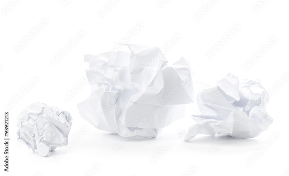 Crumpled paper Crumpled paper