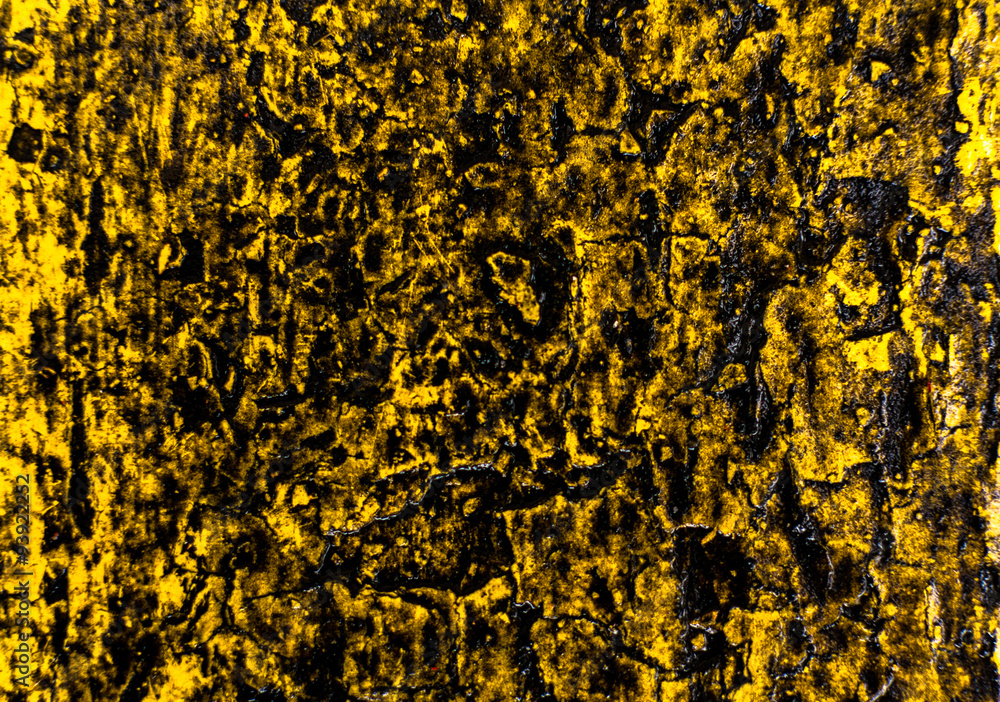 Yellow Color Abstract Wood and Rain Water Yellow Color Abstract Wood and Rain Water