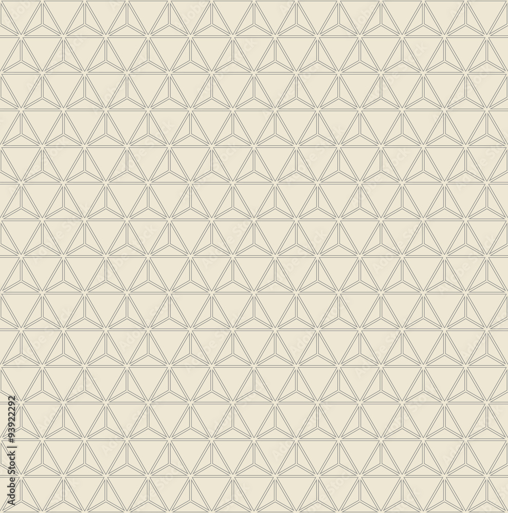 outline pattern of triangles