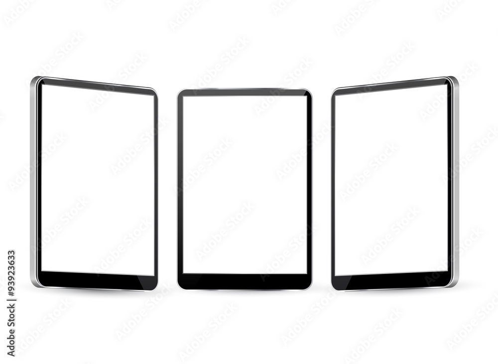 tablet  with different views.