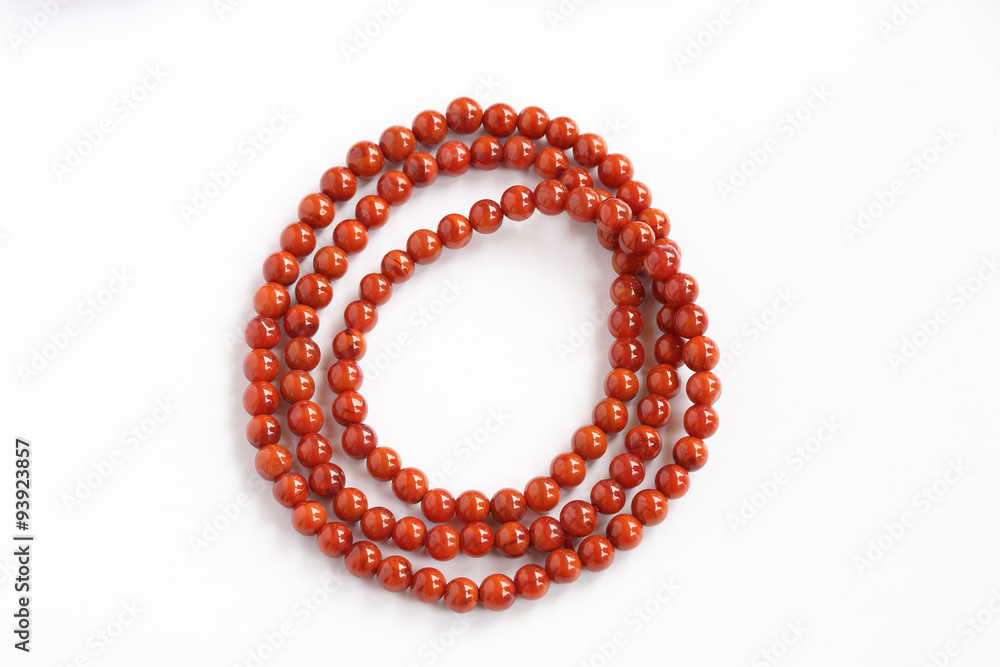 Obraz premium South red agate chaplet