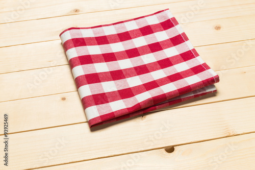 Red checkered tablecloth © fotofabrika