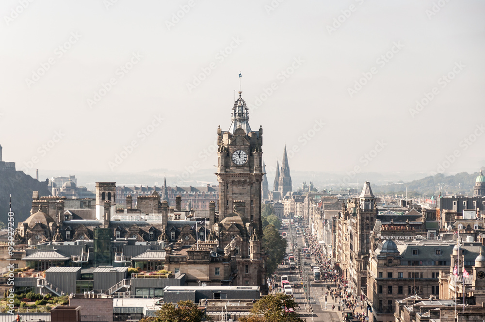 Obraz premium Edinburgh, City of Edinburgh, Blick von Calton Hill