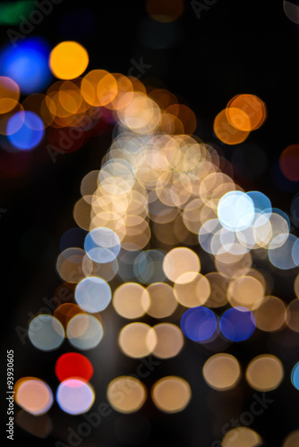 Abstract bokeh light background.