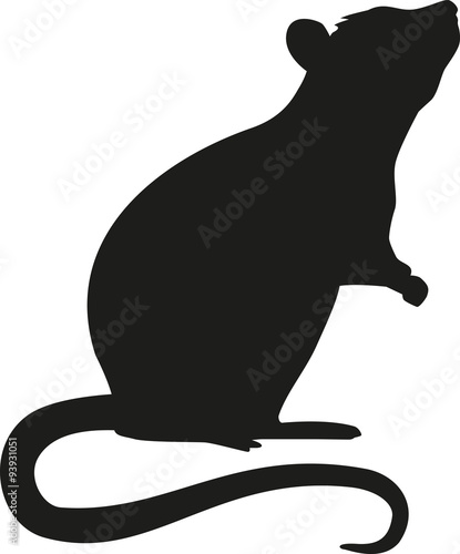 Standing Rat silhouette