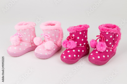 Cute baby girl pink shoes
