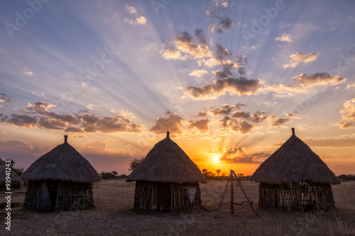 Boma Sunset - Tanzania