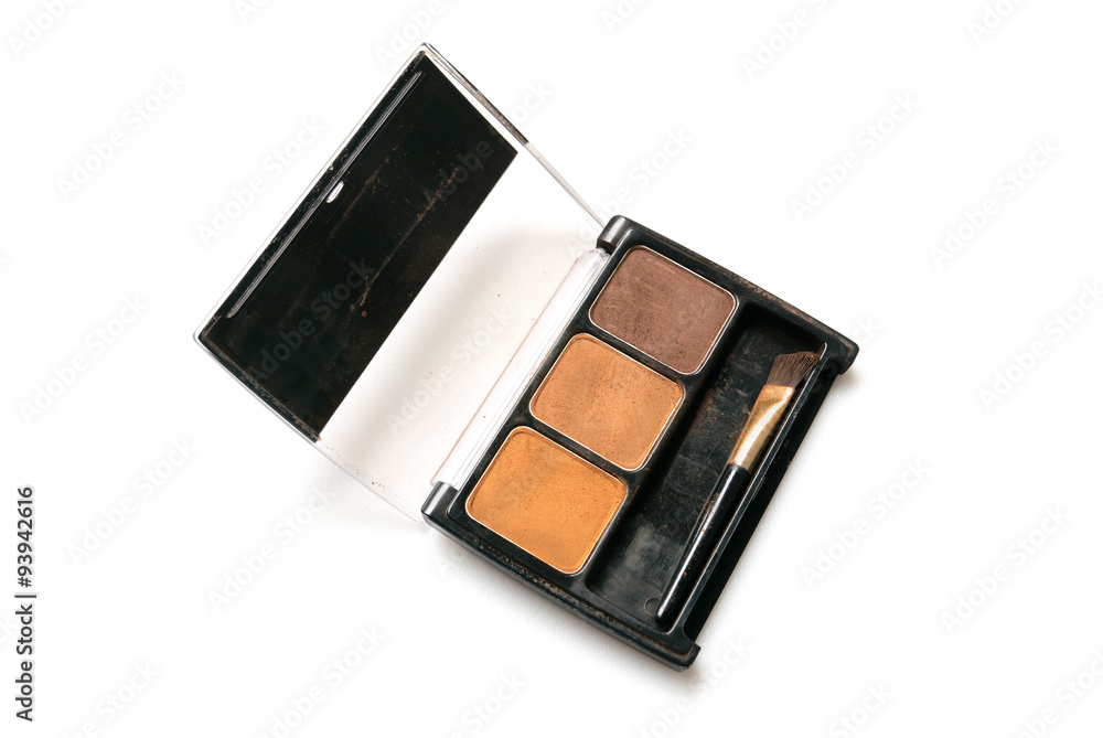 Cosmetic, brown powder eye brow with brush Cosmetic, brown powder eye brow with brush