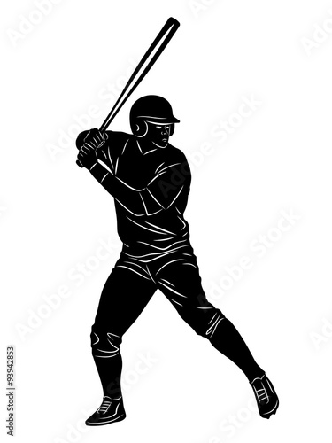 Photography silhouette baseball player